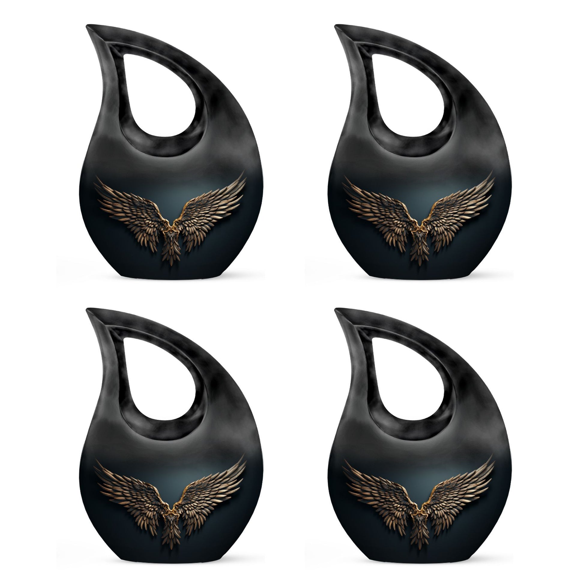 10-inch Wings Blue Cross Drop design