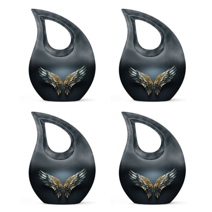 Wings Blue Theme 3 Inch Keepsake Pack of 4