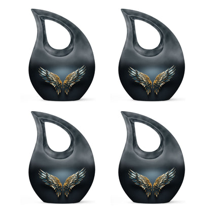Wings Blue Cross Drop urn