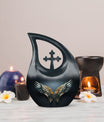 Wings Blue Cross Drop urn