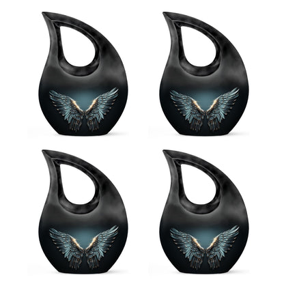 Wings Blue Theme 3 Inch Keepsake Pack of 4