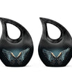 10-inch Wings Blue Urn