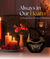 10-inch Wings Blue Urn