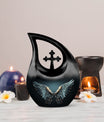 10-inch Wings Blue Urn