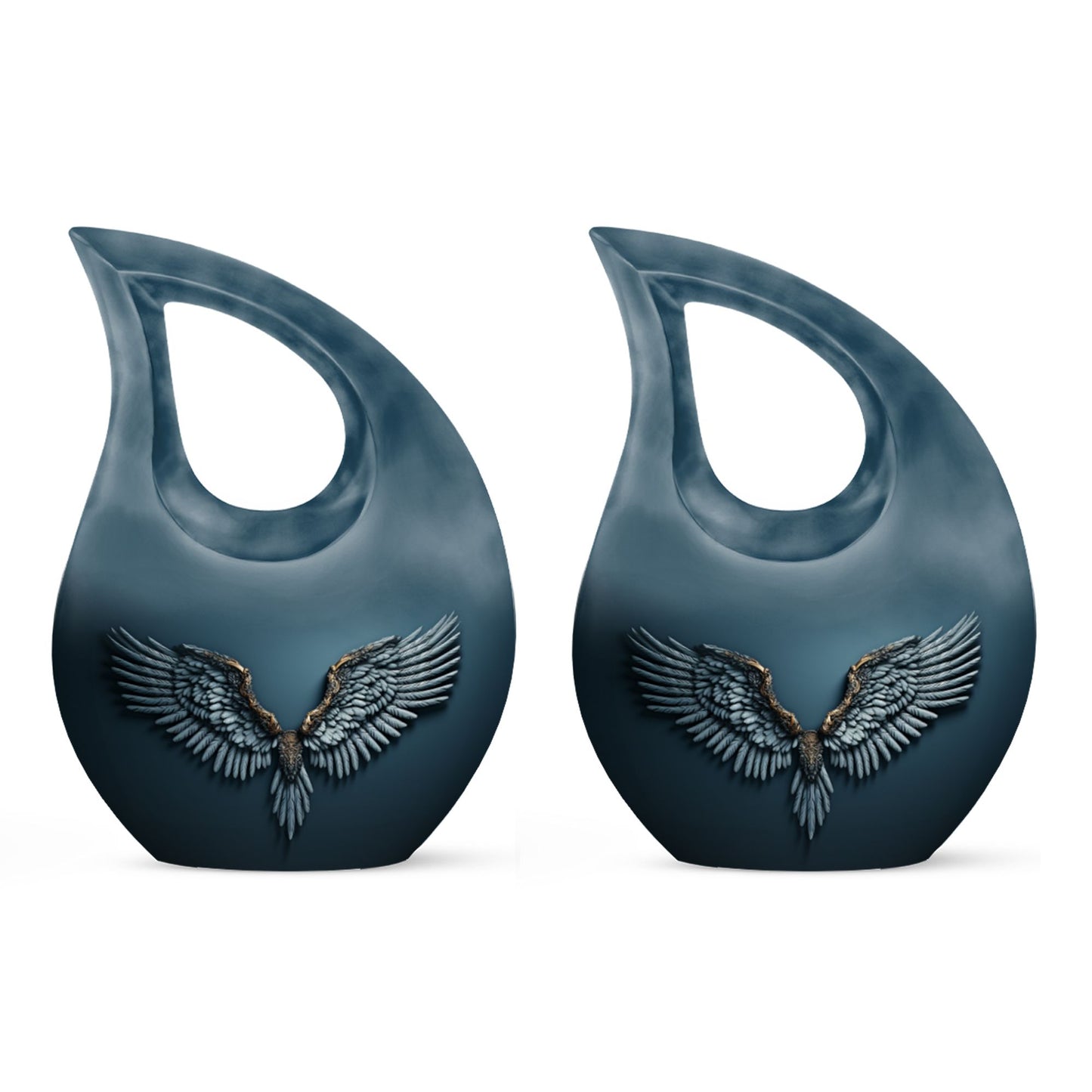 Wings Blue Theme 3 Inch Keepsake Pack of 2