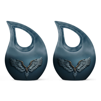 Wings Blue Theme 3 Inch Keepsake Pack of 2
