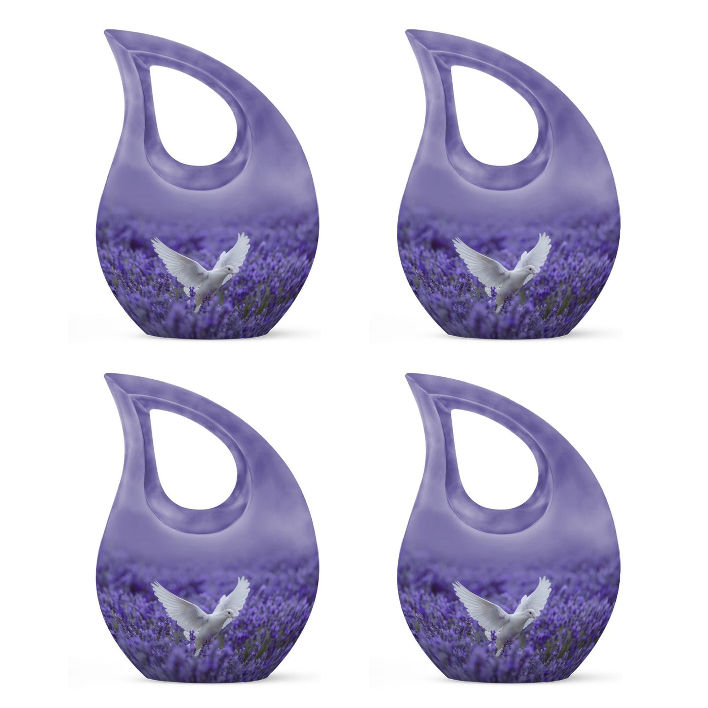 mom urn with a cross drop design