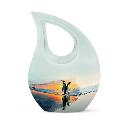 10-inch Penguin Urn