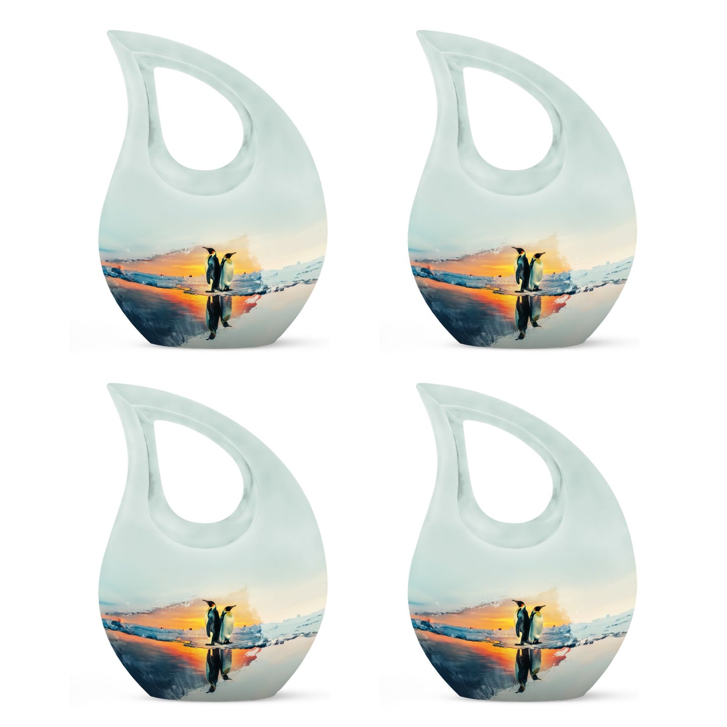 10-inch Penguin Urn
