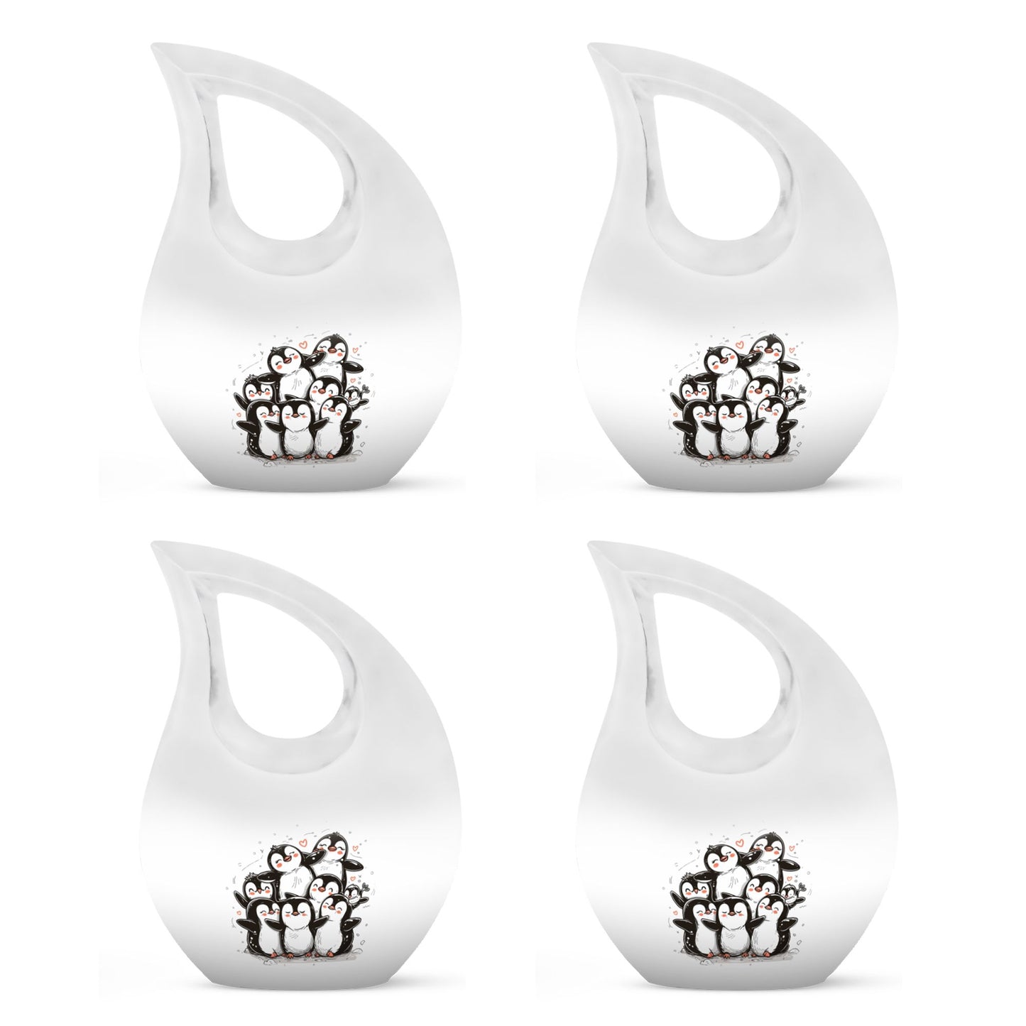 Penguin Theme 3 Inch Keepsake Pack of 4