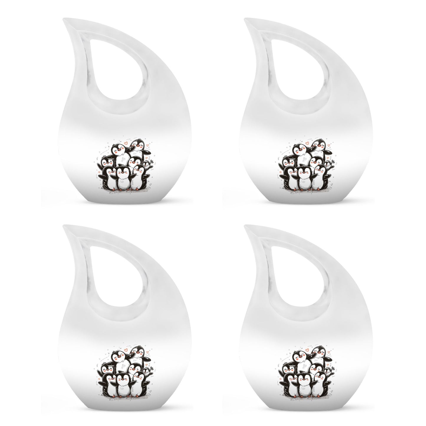 Penguin Themed Cremation Urn for adults