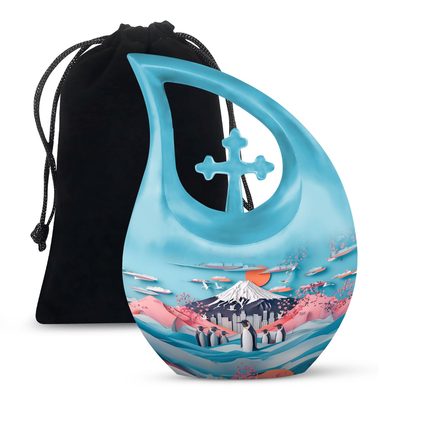 Medium-sized Penguin urn