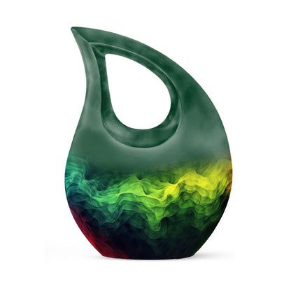 abstract urn customizable for human ashes