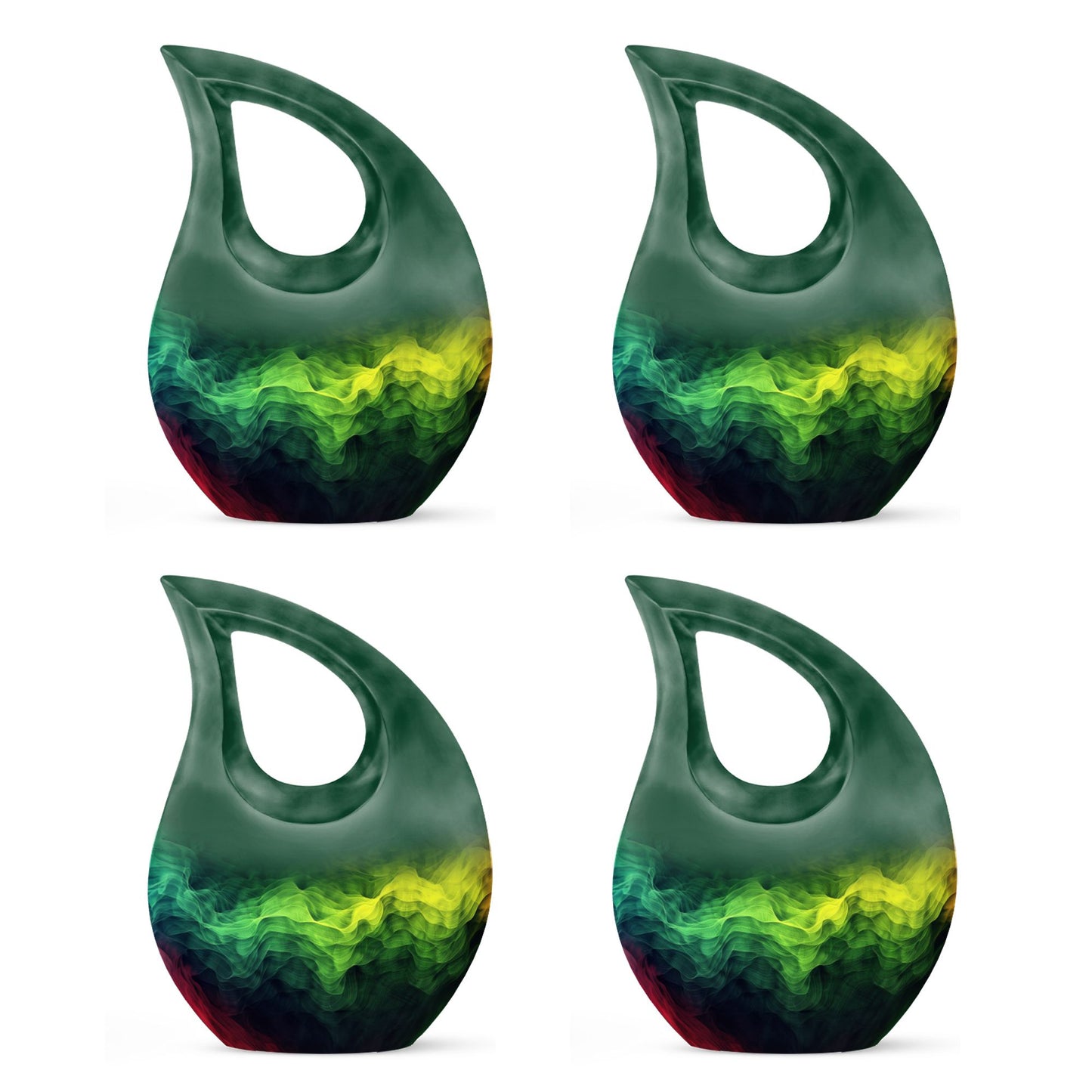 abstract urn customizable for human ashes
