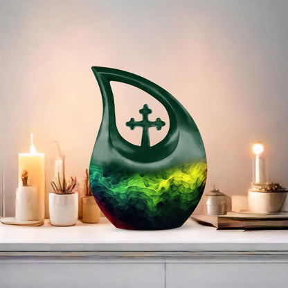 abstract urn customizable for human ashes