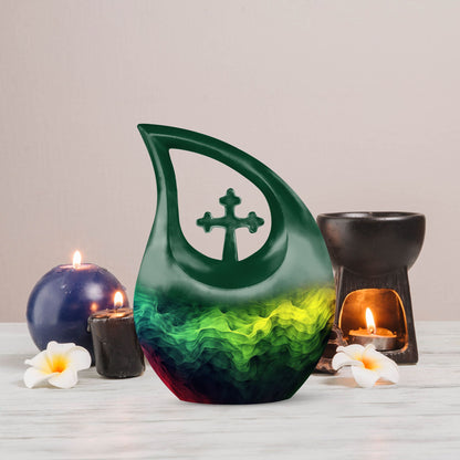 abstract urn customizable for human ashes