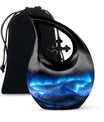 Arora Borealis Urn - Uniquely Crafted Customized Memorial Urn