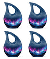 10 inch Aurora Borealis Cross Drop urn