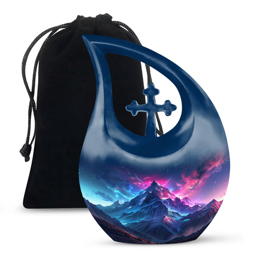 Large Aurora Borealis Urn