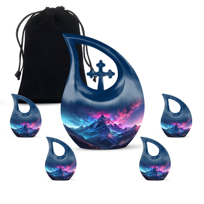 Large Aurora Borealis Urn