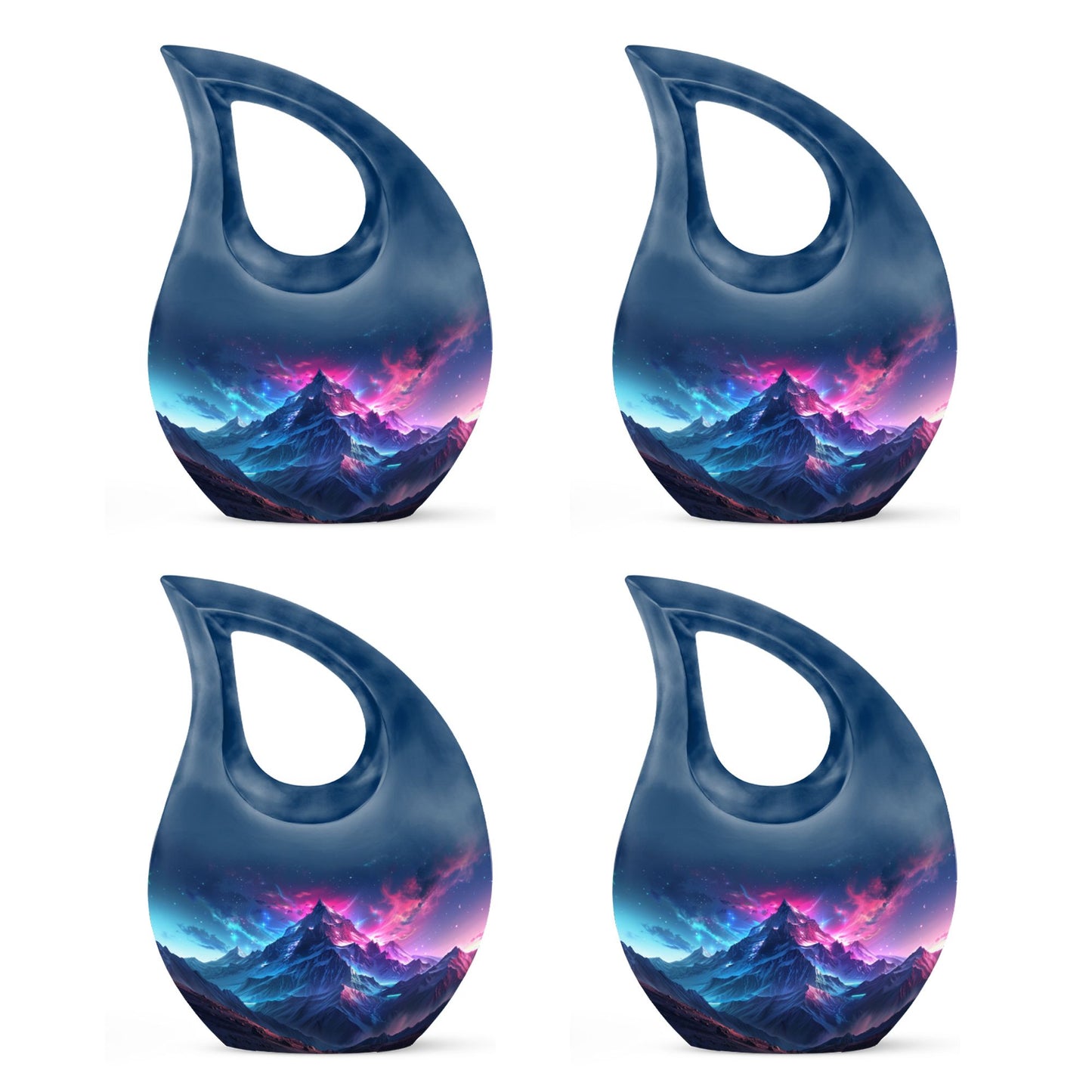 Large Aurora Borealis Urn