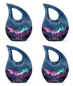 Aurora Borealis Theme 3 Inch Keepsake Pack of 4