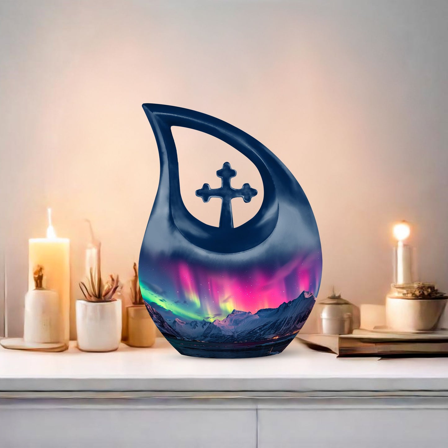 Aurora Borealis Urn