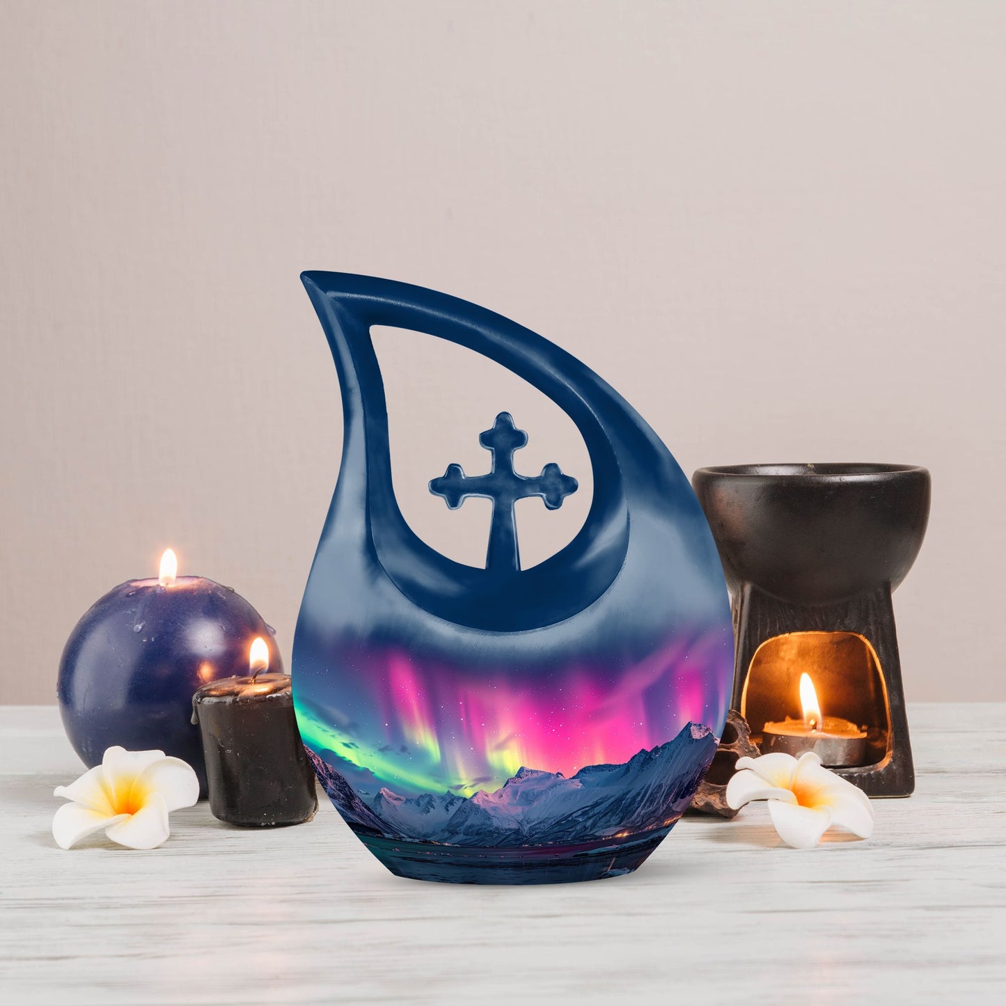 Aurora Borealis Urn
