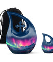 Twilight Aurora Borealis Cremation Urn - Memorial Sentinel