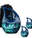 Aurora Borealis Memorial Urn For Adult Human Ashes Remains