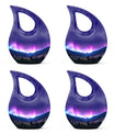Aurora Borealis Theme 3 Inch Keepsake Pack of 4