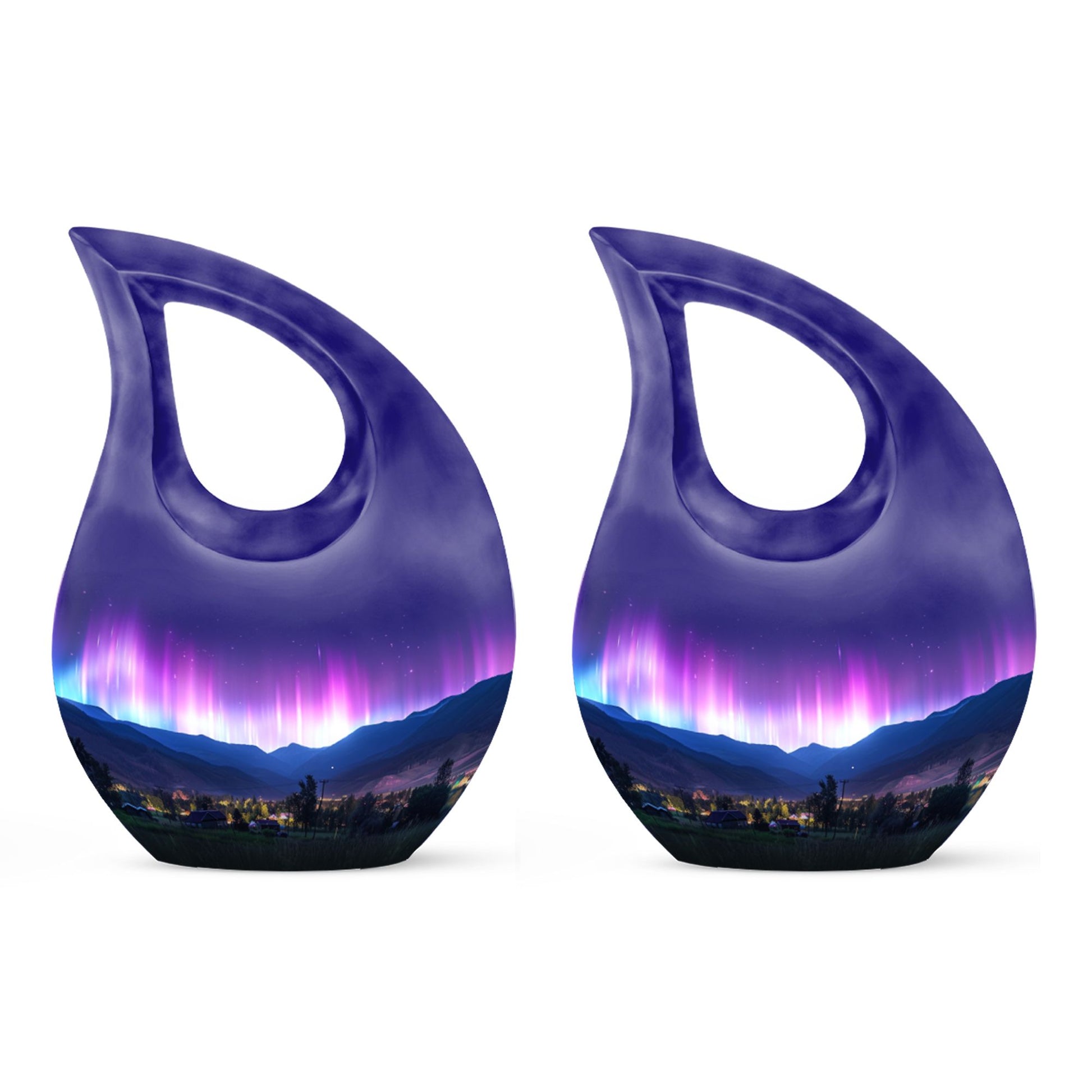 Aurora Borealis Theme 3 Inch Keepsake Pack of 2