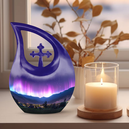 Aurora Borealis Urn