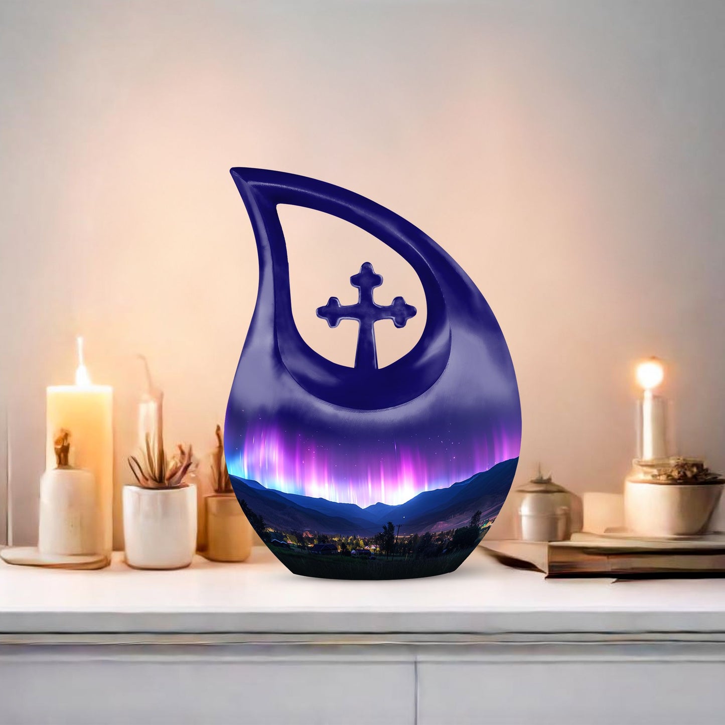 Aurora Borealis Urn