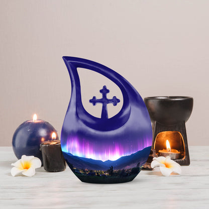 Aurora Borealis Urn
