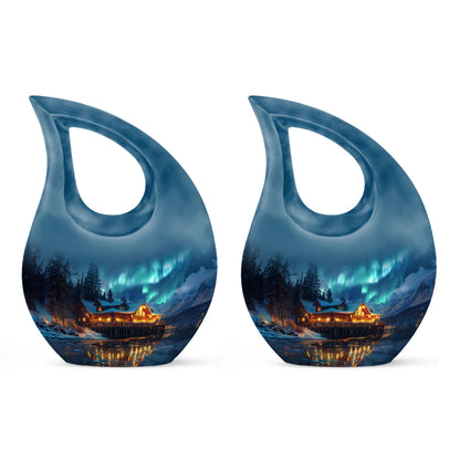 Aurora Borealis Borealis Theme 3 Inch Keepsake Pack of 2