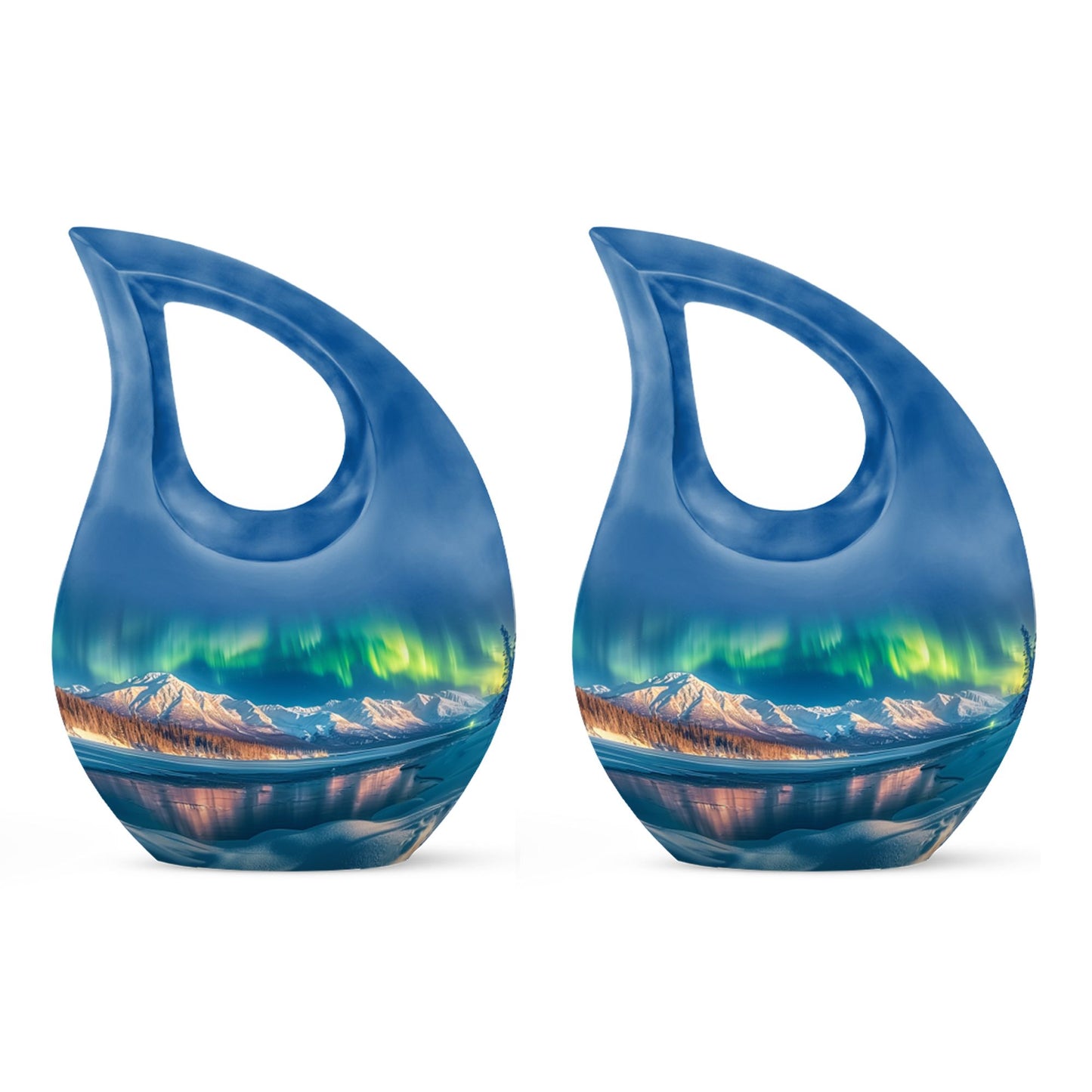 Aurora Borealis Theme 3 Inch Keepsake Pack of 2