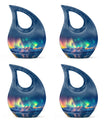 Aurora Borealis Theme 3 Inch Keepsake Pack of 4