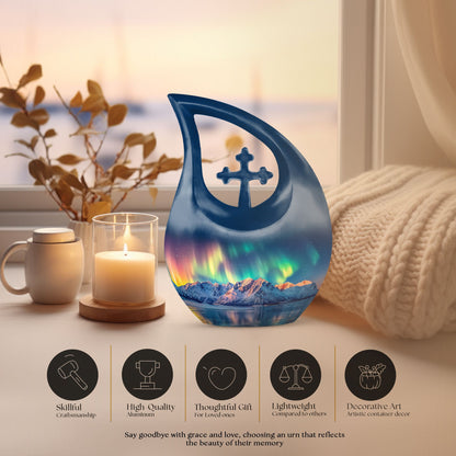 Affordable Aurora Borealis urn