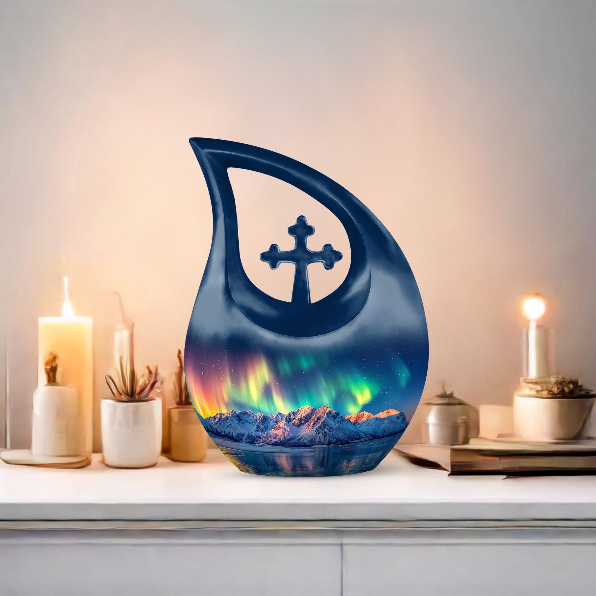 Affordable Aurora Borealis urn