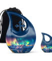 Aurora Borealis Tribute - Affordable Memorial Urn For Ashes