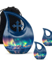 Aurora Borealis Tribute - Affordable Memorial Urn For Ashes