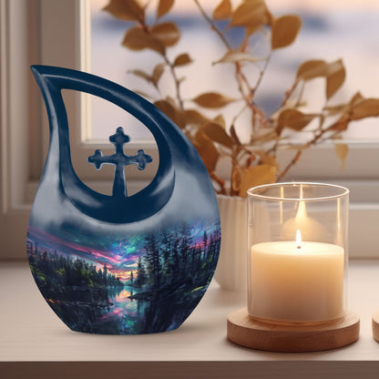 Aurora Borealis urn