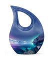 10-inch Aurora Borealis urn