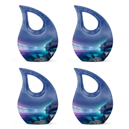 10-inch Aurora Borealis urn