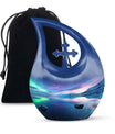 Aurora Borealis Ashes Memorial Urn: Special Tribute for Loved Ones