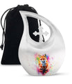 Fox Memorial Cremation Urn for Human Ashes - Colorful Urns For Adult Male Dad
