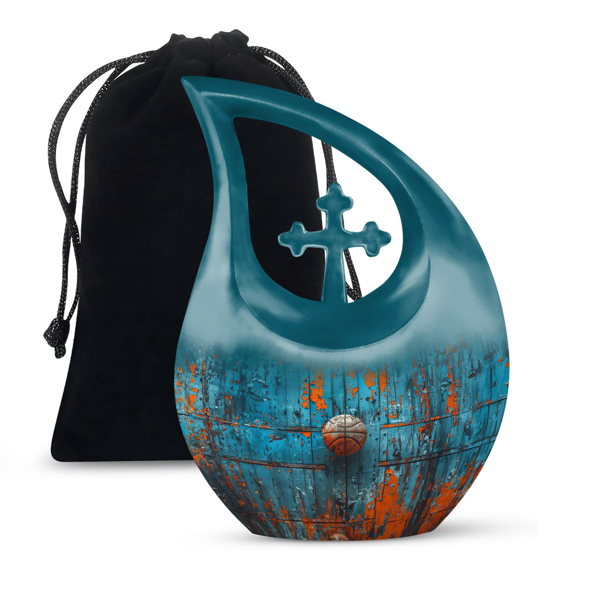 Personalized Basketball Cremation Urn for Human Ashes - 10-inch, 200 cu in - Yatskia