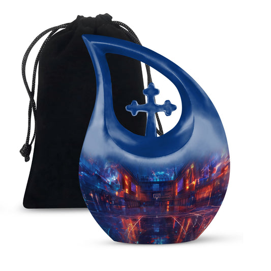 10 Inch Basketball-themed Custom Urn