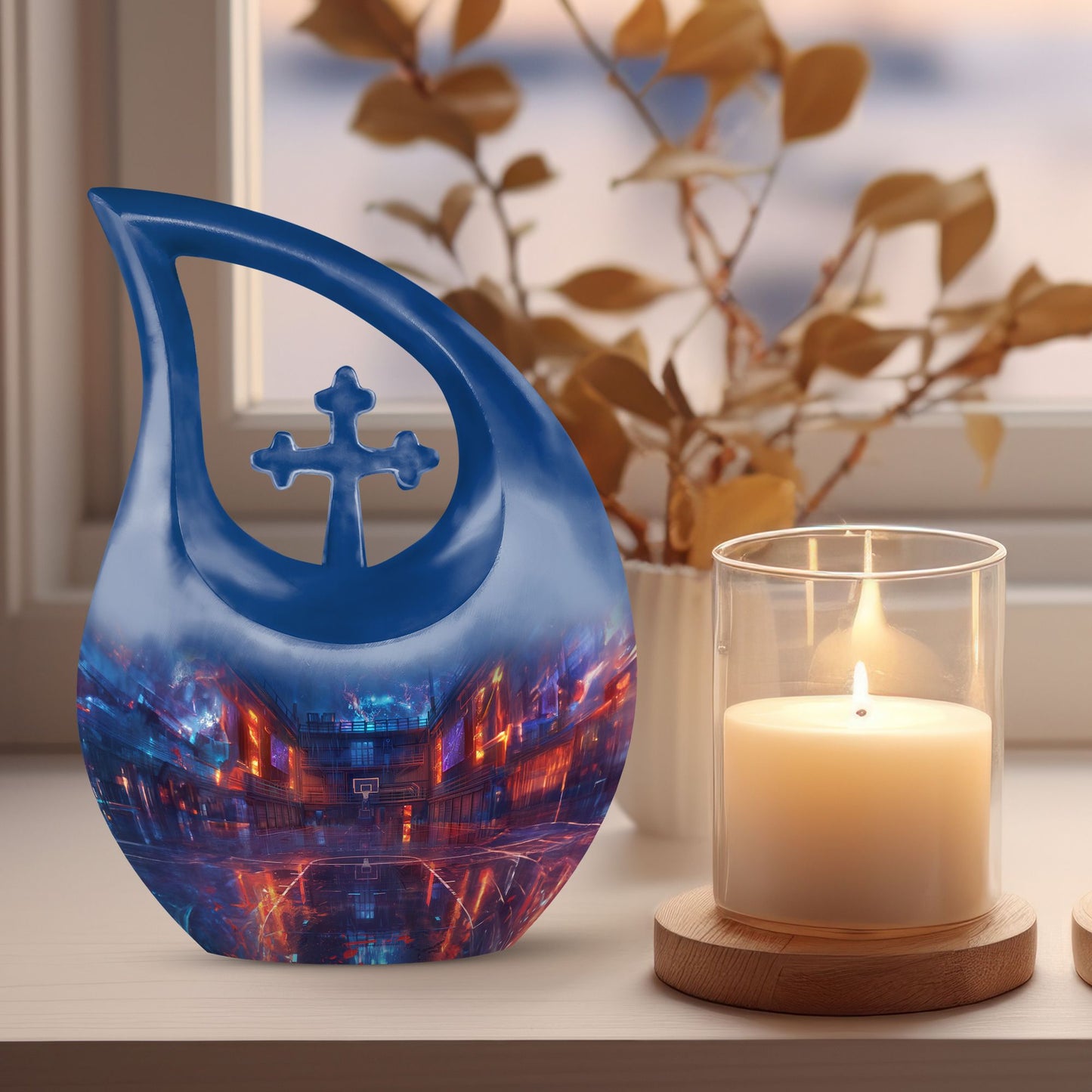 10 Inch Basketball-themed Custom Urn